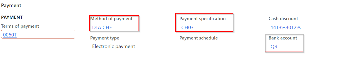 Tab Payment am Kreditor mit Zahlungsmittel