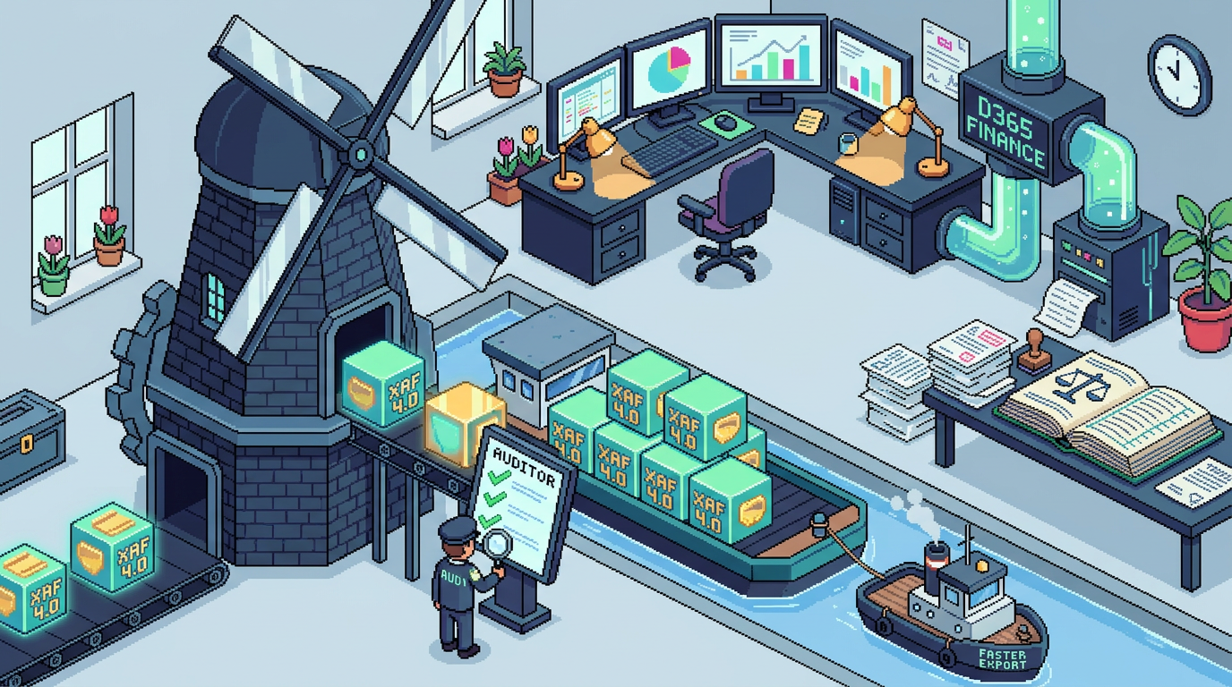 Pixel art cover: faster Netherlands XAF 4.0 audit file export
