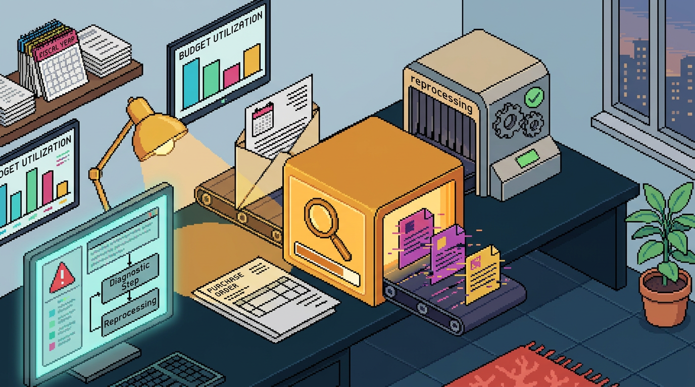 Pixel art cover: Diagnosing Budget Control Tracking Corruption in Dynamics 365 Finance 10.0.49