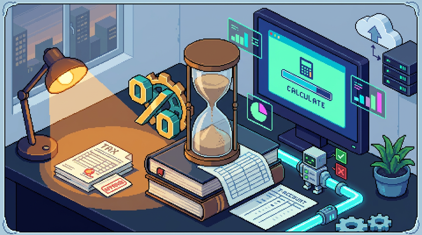 Pixel art cover: Delayed Tax Calculation on Journals in Dynamics 365 Finance 10.0.49